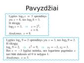 Logaritminės lygtys 7 puslapis