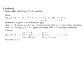 Logaritminės lygtys 8 puslapis