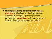 Romantizmas ir realizmas literatūroje 8 puslapis