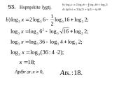 Sudėtingesnės logaritminės lygtys (teorija) 9 puslapis
