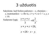 Trijų lygčių su trimis nežinomaisiais sistemos  6 puslapis