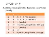 Trijų lygčių su trimis nežinomaisiais sistemos  7 puslapis
