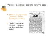 Vincas Kudirka (1858 - 1899) - simboliška modernėjančios lietuvių tautos figūra 10 puslapis