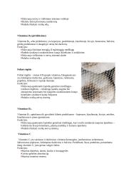 Vitaminai ir jų reikšmė 6 puslapis