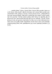 Lietuvos miško ir Lietuvos likimo paralelės