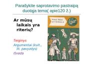 Mokomės kurti samprotavimo pastraipą 11 puslapis