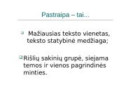 Mokomės kurti samprotavimo pastraipą 3 puslapis