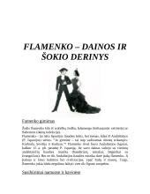 Flamenko – dainos ir šokio derinys
