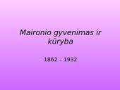 Maironio gyvenimas ir kūryba pristatymas