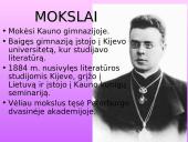 Maironio gyvenimas ir kūryba pristatymas 5 puslapis