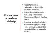 Romantizmas skaidrės 4 puslapis