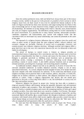 What is the role of religion in society? 3 puslapis