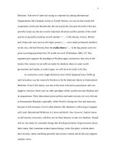 Why Realism is the most dominant theory in a World 5 puslapis