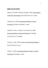 Why Realism is the most dominant theory in a World 6 puslapis