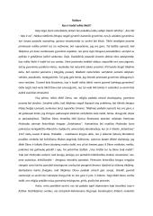 Kuo ir kodėl reikia tikėti?