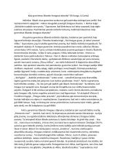 Kaip gyvenimas išbando žmogaus stiprybę? (B.Sruoga, A.Camiu)