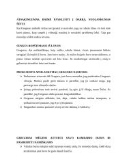 Francas Kafka lietuvių k. konspektas 17 puslapis