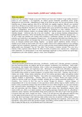 Juozas Aputis ,,Įveikti save‘‘ veikėjų mintys