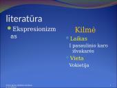 Ekspresionizmas Jurgis Savickis