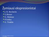 Ekspresionizmas Jurgis Savickis 2 puslapis