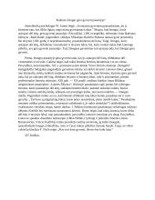 Kokiam žmogui gera gyventi pasaulyje?