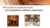 Klasicizmas pristatymo skaidrės 3 puslapis