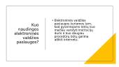 Elektroninės paslaugos 5 puslapis