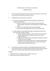 Ką reiškia gyventi ne tik dėl savęs, bet ir dėl kitų? Potemė 3 puslapis