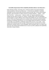 Dramatiška žmogaus būsena Putino simbolistinių eilėraščių rinkinyje „Tarp dviejų aušrų“