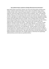 Kaip pasikeitė žmogaus vaizdavimas skirtingų laikotarpių lietuvių literatūroje? Patraipa