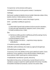 Skyriaus apie biotechnologijas kartojimas 3 puslapis