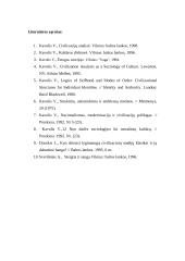 Civilizacijų analizė  Kavolio kūryboje  12 puslapis