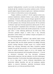 Civilizacijų analizė  Kavolio kūryboje  9 puslapis