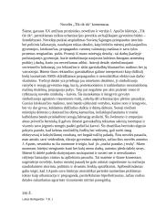 Novelės „Tik tik tik“ komentaras