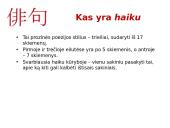 Kas yra haiku 2 puslapis