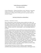 F. Dostojevskis Nusikaltimas ir bausmė veikėjai 2 puslapis