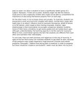 Advantages and disadvantages essay - Making children do exams 2 puslapis