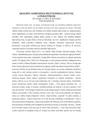 Skaudūs asmeniniai išgyvenimai lietuvių literatūroje