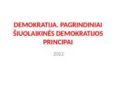 Demokratija. Pagrindiniai šiuolaikinės demokratijos principai 2 puslapis