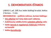 Demokratija. Pagrindiniai šiuolaikinės demokratijos principai 3 puslapis
