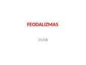 Feodalizmas skaidrės