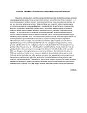 Nėra kitos taip nuvertintos pareigos kaip pareiga būti laimingam (Marcinkevičius)