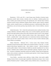 Romantizmo kartojimas