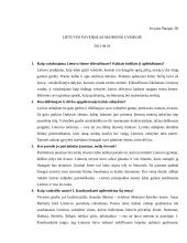Lietuvos paveikslas Maironio lyrikoje 