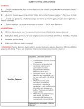 Šventės tema literatūroje