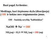 Pusiausvyra tirpaluose. Rūgštys –bazės 4 puslapis
