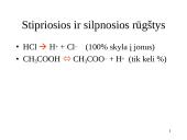 Pusiausvyra tirpaluose. Rūgštys –bazės 5 puslapis