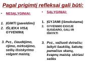 Reflekso lankas. Sąlyginiai ir nesąlyginiai refleksai  5 puslapis