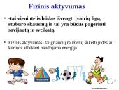 Sportas ir sveikata. Taisyklinga laikysena ir aktyvus gyvenimo būdas  5 puslapis