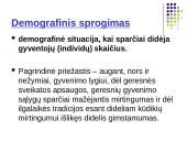Populiacija ir veiksniai, lemiantys jos dydžio kitimą 15 puslapis